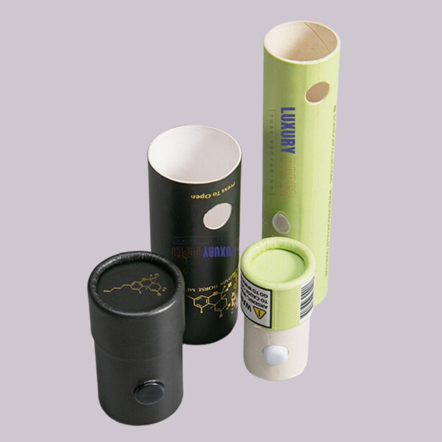 Child-lock Paper Tube-Luxury paper tube packaging manufacturer