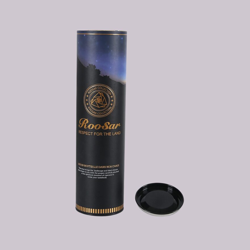 Wine & Spirits Tube bk-Luxurypapertubepackaging