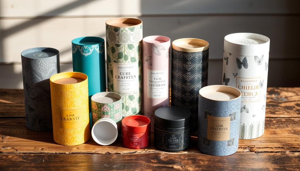 custom paper tube packaging