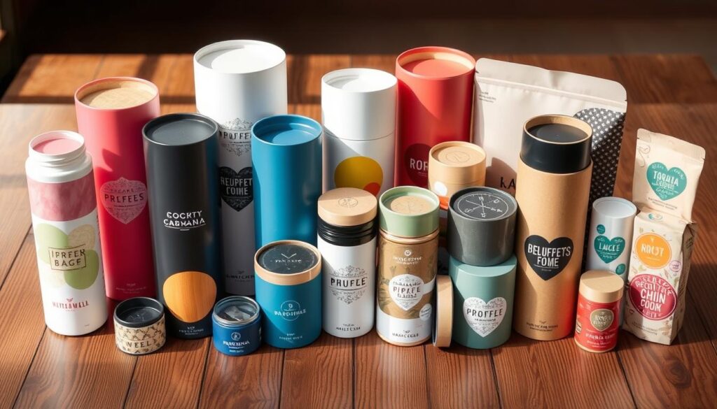 paper tube packaging design and brand